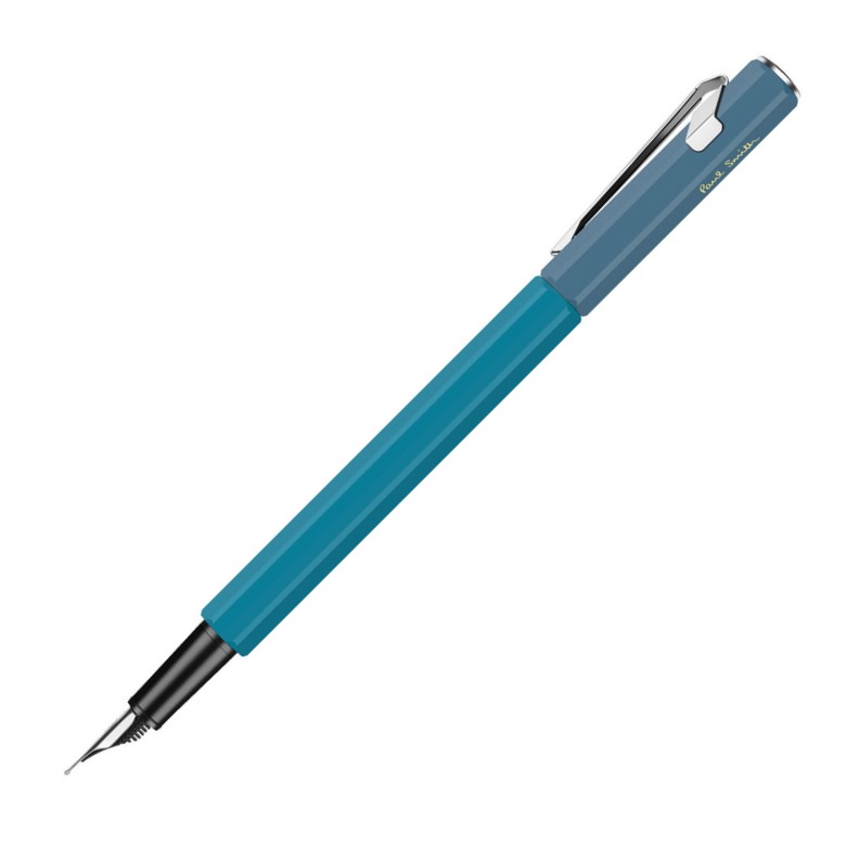 Caran d'Ache Füllhalter 849 Paul Smith Edition 4 Cyan Blue & Steel Blue F - Limited Edition Caran d'Ache Füllhalter 849 Paul Smith Edition 4 Cyan Blue & Steel Blue F - Limited Edition von Caran d'Ache