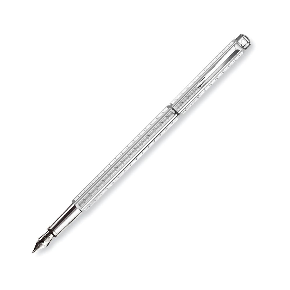 Caran d'Ache Füllhalter Ecridor Chevron silber Caran d'Ache Füllhalter Ecridor Chevron silber von Caran d'Ache