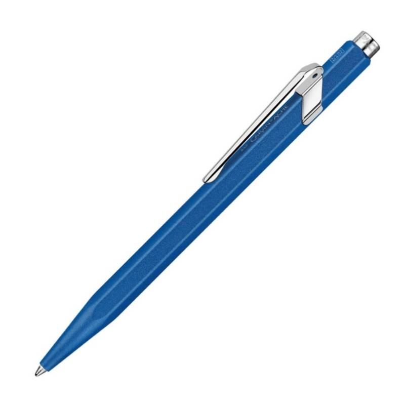 Caran d'Ache Kugelschreiber 849 Colormat-X blau mit Slimpack von Caran d'Ache