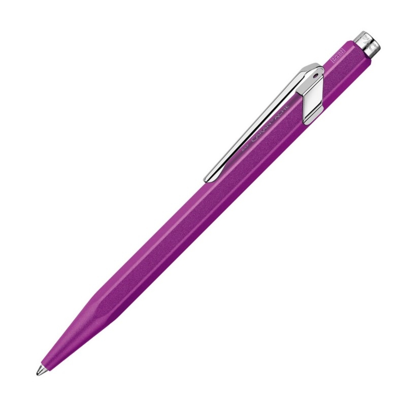 Caran d'Ache Kugelschreiber 849 Colormat-X violett mit Slimpack von Caran d'Ache