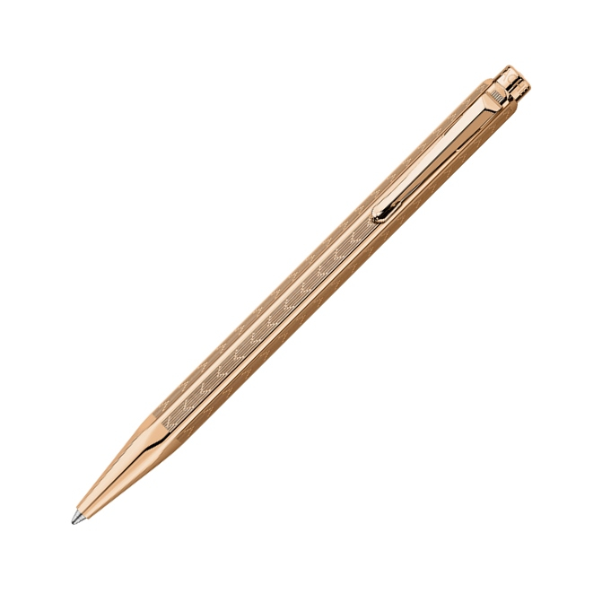 Caran d'Ache Kugelschreiber Ecridor Chevron roségold von Caran d'Ache