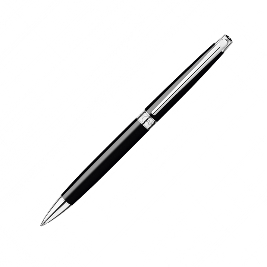 Caran d'Ache Kugelschreiber Leman Slim Schwarz von Caran d'Ache