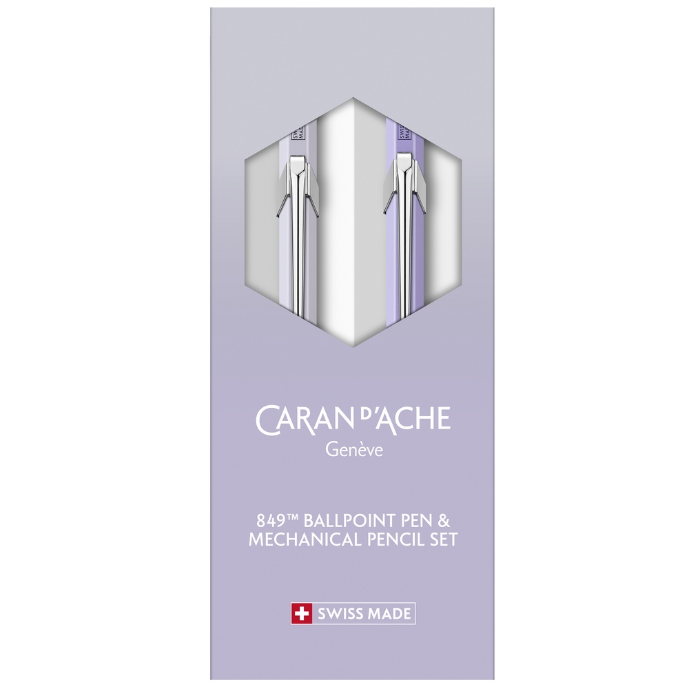 Caran d'Ache Kugelschreiber & Druckbleistift Set 849 Blooming Lavender Caran d'Ache Kugelschreiber & Druckbleistift Set 849 Blooming Lavender von Caran d'Ache
