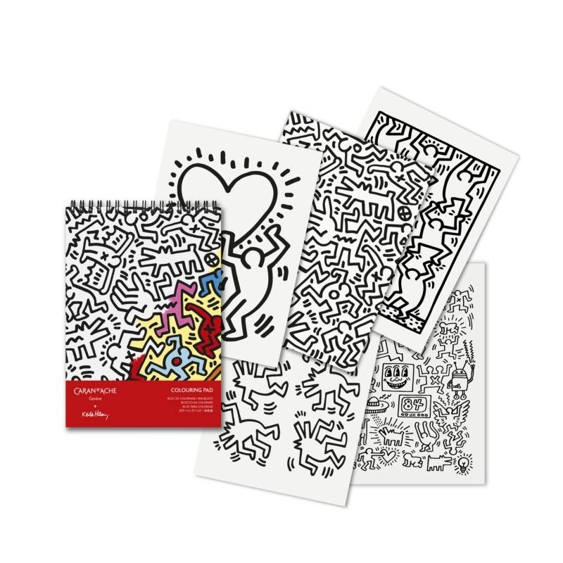 Caran d'Ache Malblock A5 Keith Haring - Special Edition von Caran d'Ache