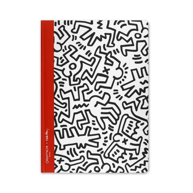 Caran d'Ache Notizbuch A5 Keith Haring Punktkariert - Special Edition von Caran d'Ache