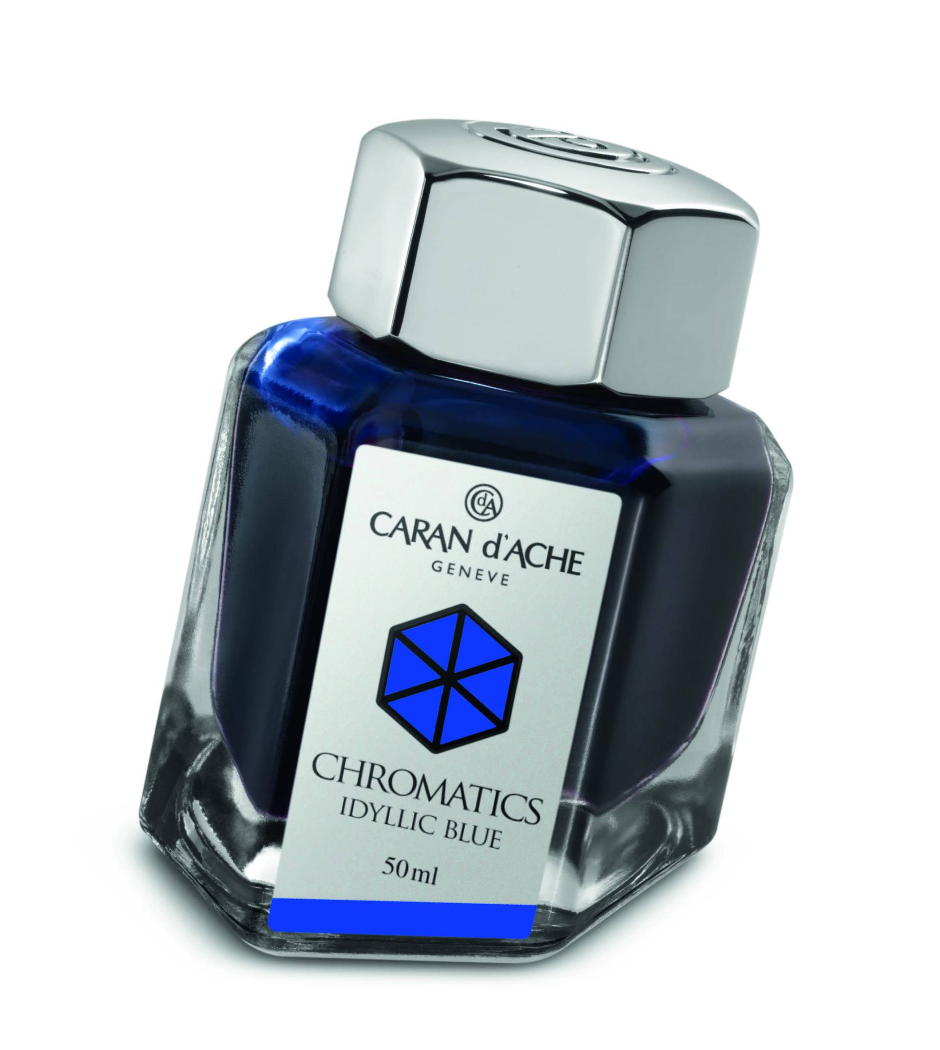 Caran d'Ache Tintenfass Chromatics Idyllic Blue 50ml von Caran d'Ache