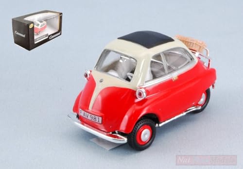 CARARAMA 1:43 Modellauto BMW ISETTA 250 RED/Cream, Sammler, Hobbyisten, Erwachsene, Teenager, Kinder ab 14 Jahren, Metall, Klassiker, Auto, Maßstab 1:43, 300 Gramm, 1 Count, 1955, CA4-12350 CARARAMA 1:43 Modellauto BMW ISETTA 250 RED/Cream, Sammler, Hobbyisten, Erwachsene, Teenager, Kinder ab 14 Jahren, Metall, Klassiker, Auto, Maßstab 1:43, 300 Gramm, 1 Count, 1955, CA4-12350 von Cararama