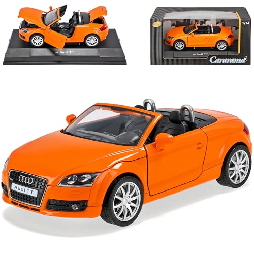 Cararama A*u*d*i TT 8J Cabrio Orange 2. Generation 2006-2014 1/24 Modell Auto mit individiuellem Wunschkennzeichen Cararama A*u*d*i TT 8J Cabrio Orange 2. Generation 2006-2014 1/24 Modell Auto mit individiuellem Wunschkennzeichen von Cararama
