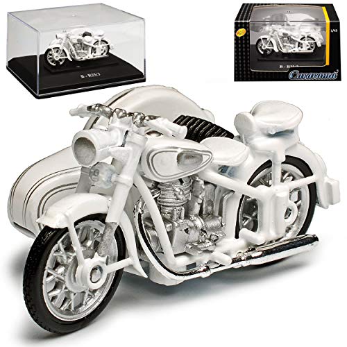 Cararama B*M*W R25 R25/3 mit Seitenwagen Weiss 1949-1956 mit Sockel und Vitrine 1/43 Modell Motorrad Cararama B*M*W R25 R25/3 mit Seitenwagen Weiss 1949-1956 mit Sockel und Vitrine 1/43 Modell Motorrad von Cararama