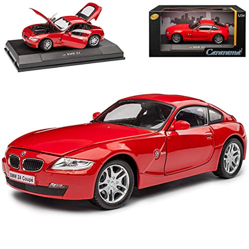 Cararama B*M*W Z4 E86 M Coupe Rot 2002-2008 1/24 Modell Auto von Cararama