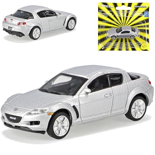 Cararama Mazda Rx8 Rx-8 Silber 1/72 Modellauto Modell Auto von CARARAMA