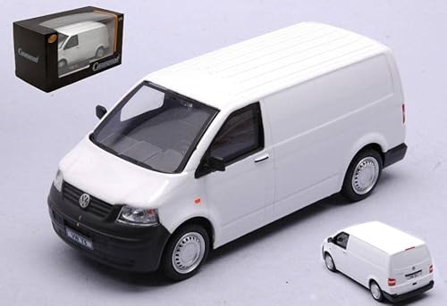 Cararama Modell im Maßstab, kompatibel mit VW T5 2010 Van Weiß 1:43 CA462150 von Cararama