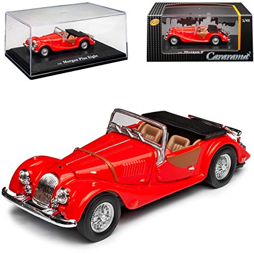 Cararama Morgan Plus Eight 8 Cabrio Rot mit Sockel und Vitrine 1/43 Modell Auto Cararama Morgan Plus Eight 8 Cabrio Rot mit Sockel und Vitrine 1/43 Modell Auto von Cararama