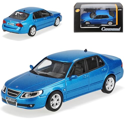 Cararama Saab 9-5 Aero Limousine Blau Metallic 1. Generation 1997-2010 1/43 Modell Auto Cararama Saab 9-5 Aero Limousine Blau Metallic 1. Generation 1997-2010 1/43 Modell Auto von Cararama