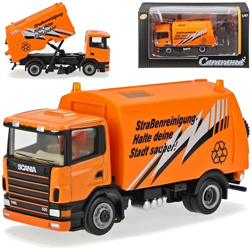 Cararama Scania Stadtreinigung Orange Strassenkehrmaschine LKW 1/87 Modell Auto Cararama Scania Stadtreinigung Orange Strassenkehrmaschine LKW 1/87 Modell Auto von Cararama