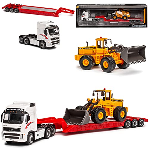 Cararama Volvo FH12 mit Radlader Volvo L150C LKW 1/87 Modell Auto Cararama Volvo FH12 mit Radlader Volvo L150C LKW 1/87 Modell Auto von Cararama