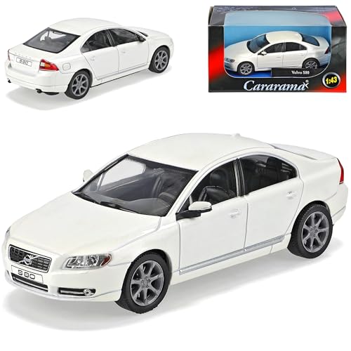 Cararama Volvo S80 Limousine Weiss ab 2006 1/43 Modell Auto mit individiuellem Wunschkennzeichen Cararama Volvo S80 Limousine Weiss ab 2006 1/43 Modell Auto mit individiuellem Wunschkennzeichen von Cararama