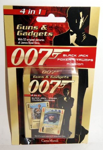 James Bond 4-in-1 Spielkarten von Card Games