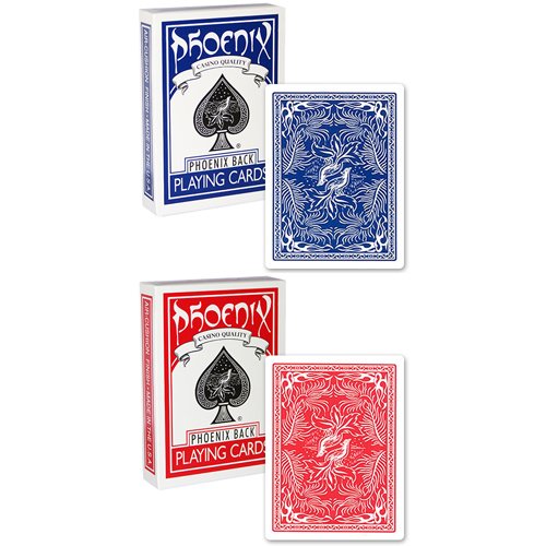 2 mazzi Carte Phoenix colore Blu/Rosso 2 mazzi Carte Phoenix colore Blu/Rosso von Card Shark