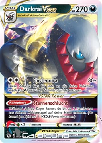 Cardicuno ASR Darkrai VSTAR 099/189 Astralglanz Sammelkarte Deutsch von Cardicuno