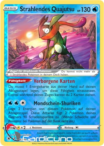 Cardicuno ASR Strahlendes Quajutsu 046/189 Astralglanz Sammelkarte Deutsch Cardicuno ASR Strahlendes Quajutsu 046/189 Astralglanz Sammelkarte Deutsch von Cardicuno