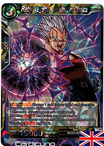 Cardicuno - Baby Vegeta, an Unfair Choice - BT8-082 R - Foil - Dragon Ball Super - Englisch - Mit Toploader Cardicuno - Baby Vegeta, an Unfair Choice - BT8-082 R - Foil - Dragon Ball Super - Englisch - Mit Toploader von Cardicuno