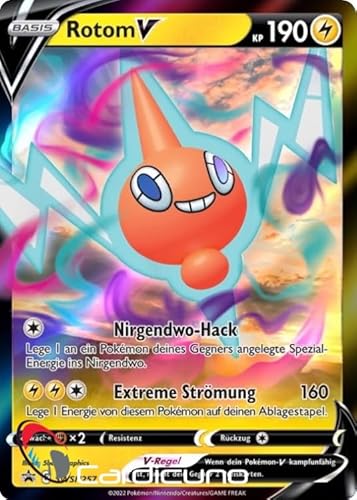 Cardicuno CC Rotom V SWSH257 Promo Sammelkarte Deutsch Cardicuno CC Rotom V SWSH257 Promo Sammelkarte Deutsch von Cardicuno