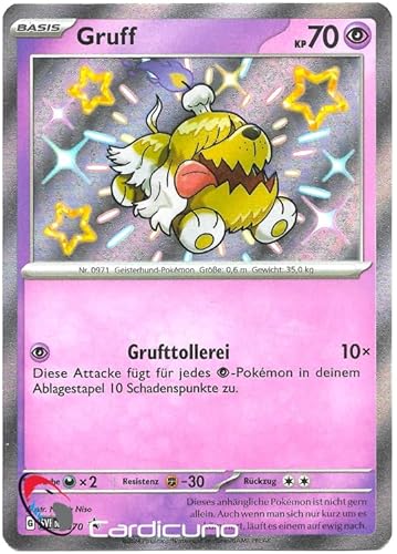 Cardicuno CC Schimmerndes Gruff SVP070 Holo Karmesin & Purpur Promo Sammelkarte | Greavard Deutsch Cardicuno CC Schimmerndes Gruff SVP070 Holo Karmesin & Purpur Promo Sammelkarte | Greavard Deutsch von Cardicuno