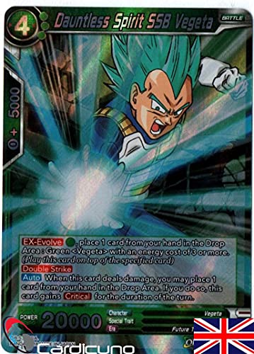 Cardicuno - Dauntless Spirit SSB Vegeta - BT3-060 R - Foil - Dragon Ball Super - Englisch - Mit Toploader Cardicuno - Dauntless Spirit SSB Vegeta - BT3-060 R - Foil - Dragon Ball Super - Englisch - Mit Toploader von Cardicuno