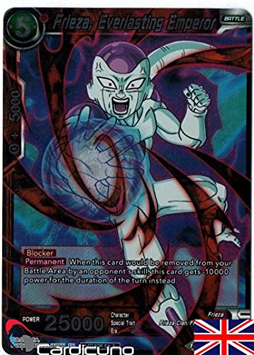 Cardicuno - Frieza, Everlasting Emperor - P-188 PR - Foil - Dragon Ball Super - Englisch - Mit Toploader von Cardicuno