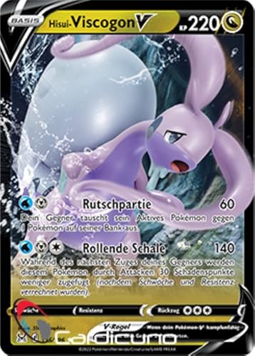 Cardicuno Hisui-Viscogon V 135/196 Verlorener Ursprung Pokémon Sammelkarte Deutsch von Cardicuno