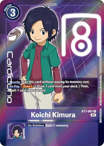 Cardicuno Koichi Kimura BT7-091 AA Alt Alternate Art EN Digimon Next Adventure Sammelkarte von Cardicuno