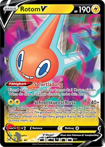 Cardicuno Rotom V 058/196 Verlorener Ursprung Pokémon Sammelkarte Deutsch Cardicuno Rotom V 058/196 Verlorener Ursprung Pokémon Sammelkarte Deutsch von Cardicuno