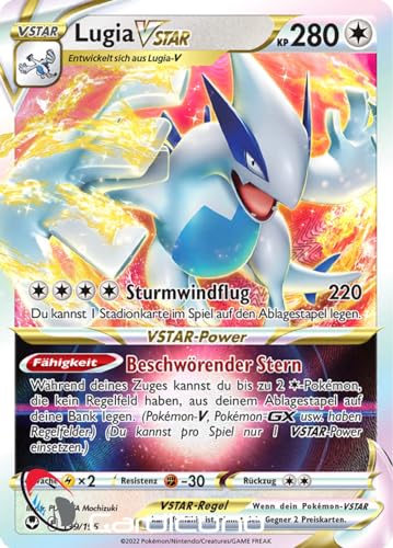 Cardicuno SIT Lugia VSTAR 139/195 Silberne Sturmwinde Sammelkarte Deutsch Cardicuno SIT Lugia VSTAR 139/195 Silberne Sturmwinde Sammelkarte Deutsch von Cardicuno