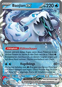 Cardicuno SV02 061/193 Baojian ex Doppelstern Entwicklungen in Paldea | Chien-Pao Deutsch Cardicuno SV02 061/193 Baojian ex Doppelstern Entwicklungen in Paldea | Chien-Pao Deutsch von Cardicuno