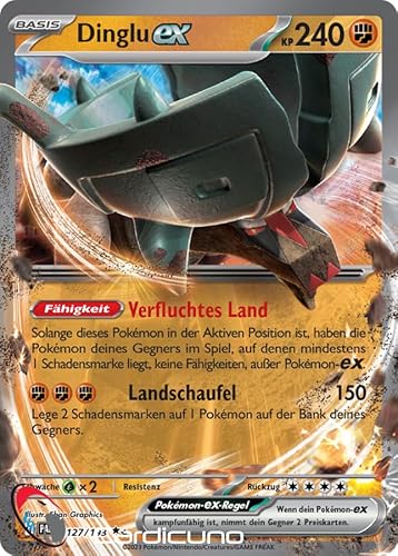 Cardicuno SV02 127/193 Dinglu ex Doppelstern Entwicklungen in Paldea | Ting-Lu Deutsch Cardicuno SV02 127/193 Dinglu ex Doppelstern Entwicklungen in Paldea | Ting-Lu Deutsch von Cardicuno