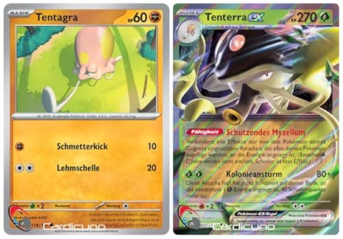 Cardicuno SV03 Tenterra ex & Tentagra Set 118/022/197 Doppelstern Obsidianflammen | Toedscruel ex Deutsch Cardicuno SV03 Tenterra ex & Tentagra Set 118/022/197 Doppelstern Obsidianflammen | Toedscruel ex Deutsch von Cardicuno