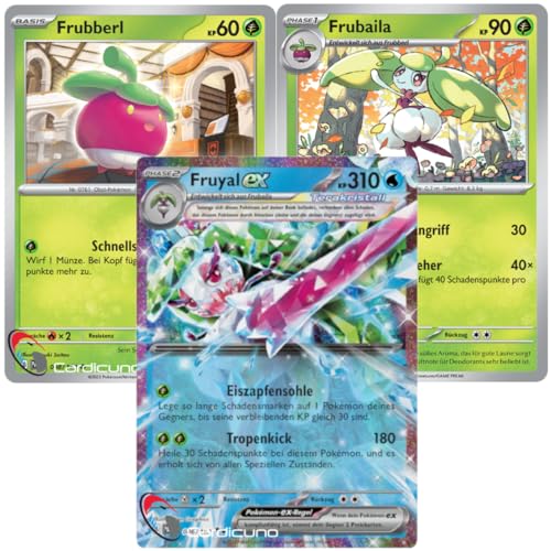 Cardicuno SV04 008/009/ 046/182 Frubberl Frubaila Fruyal ex Set Doppelstern Paradoxrift Deutsch von Cardicuno
