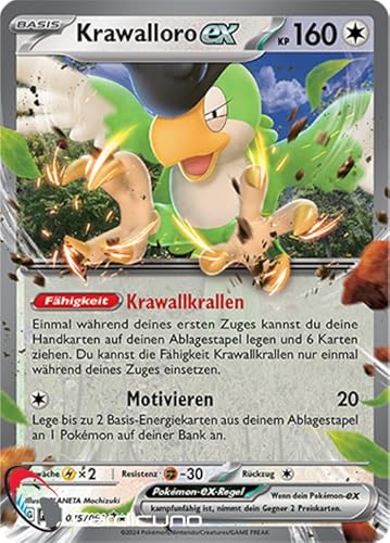 Cardicuno SV045 Krawalloro ex 075/091 Doppelstern Paldeas Schicksale | Squawkabilly ex Deutsch Cardicuno SV045 Krawalloro ex 075/091 Doppelstern Paldeas Schicksale | Squawkabilly ex Deutsch von Cardicuno