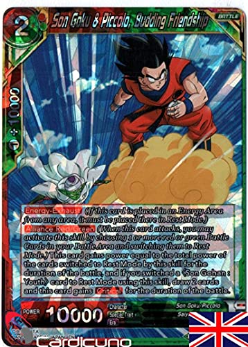 Cardicuno - Son Goku & Piccolo, Budding Friendship - BT7-112 R - Foil - Dragon Ball Super - Englisch - Mit Toploader Cardicuno - Son Goku & Piccolo, Budding Friendship - BT7-112 R - Foil - Dragon Ball Super - Englisch - Mit Toploader von Cardicuno