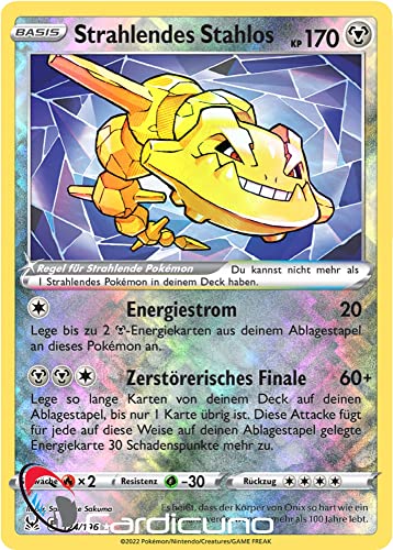 Cardicuno Strahlendes Stahlos 124/196 Verlorener Ursprung Pokémon Sammelkarte Deutsch Cardicuno Strahlendes Stahlos 124/196 Verlorener Ursprung Pokémon Sammelkarte Deutsch von Cardicuno