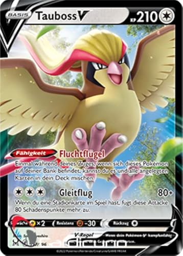 Cardicuno Tauboss V 137/196 Verlorener Ursprung Pokémon Sammelkarte Deutsch von Cardicuno