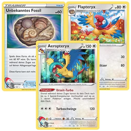 SIT Aeropteryx Unbekanntes Fossil Flapteryx Set 165/146/ 147/195 Holo Silberne Sturmwinde Sammelkarte Deutsch SIT Aeropteryx Unbekanntes Fossil Flapteryx Set 165/146/ 147/195 Holo Silberne Sturmwinde Sammelkarte Deutsch von Cardicuno