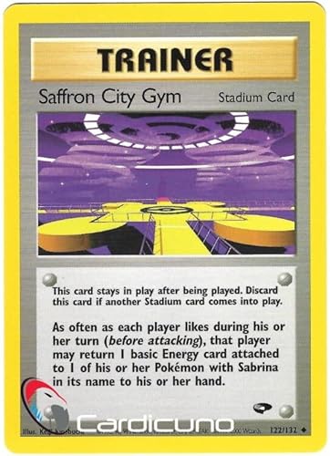 Saffron City Gym 122/132 Gym Challenge Pokémon Trading Card English Saffron City Gym 122/132 Gym Challenge Pokémon Trading Card English von Cardicuno