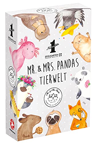 Winning Moves - Number 1 Spielkarten - Mr. & Mrs. Panda - Kartenspiel mit Mr. & Mrs. Panda - Alter 8+ - Deutsch von Winning Moves