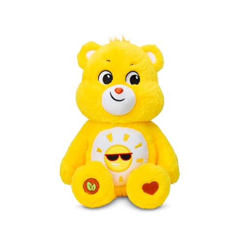 Care Bears 14 Zoll Funshine Bear Plüschtier mit Münze von Care Bears