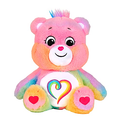 Care Bears 22077 14 Inch Medium Plush Togetherness Bear, Collectable Cute Plush Toy, Cuddly Toys for Children, Soft Toys for Girls and Boys, Cute Teddies Suitable for Girls and Boys Aged 4 Years + von Basic Fun
