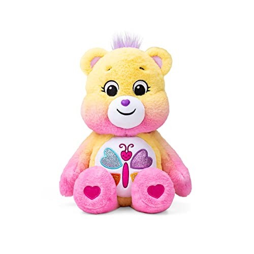 Care Bears | Beruhigender Herzbär (parfümiert) 35 cm mittelgroßer Plüsch | niedliches Spielzeug zum Sammeln, Kuscheltiere für Kinder, Stofftiere für Mädchen Jungen, süße Teddys, geeignet für Mädchen von Basic Fun