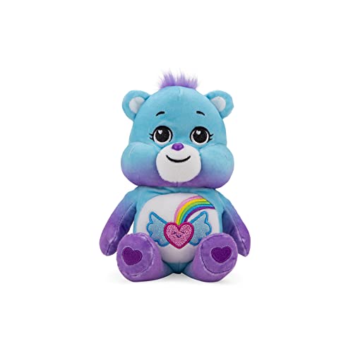 Care Bears Basic Fun 22488 Dream Bright Bear, Glitter Bean Plush, 22 cm Collectable Cute Plush Toy, Soft Toys & Cuddly Toys for Children, Cute Teddies Suitable for Girls and Boys Aged 4 Years + von Care Bears
