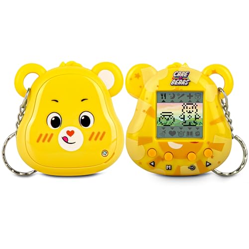 Care Bears Digital Pet - Funshine Bear Cyber Pet with Care Features, 1.4” Inch Screen, Handheld Interactive Virtual Pets for Kids, Collectible Electronic Toy, Battery Included von Care Bears